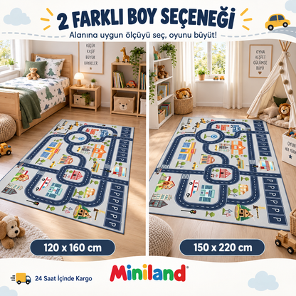 Arabalı Oyun Halısı