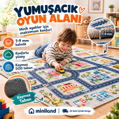 Arabalı Oyun Halısı